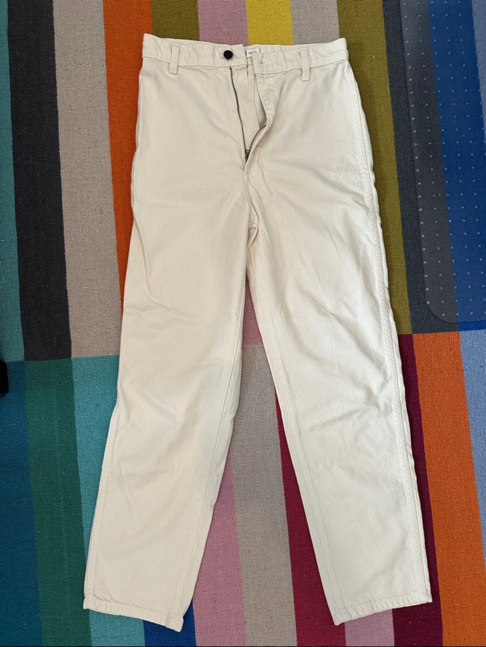 OZMA Jessie Jean, Tencel Bull Denim in Putty - Picture 2 of 6